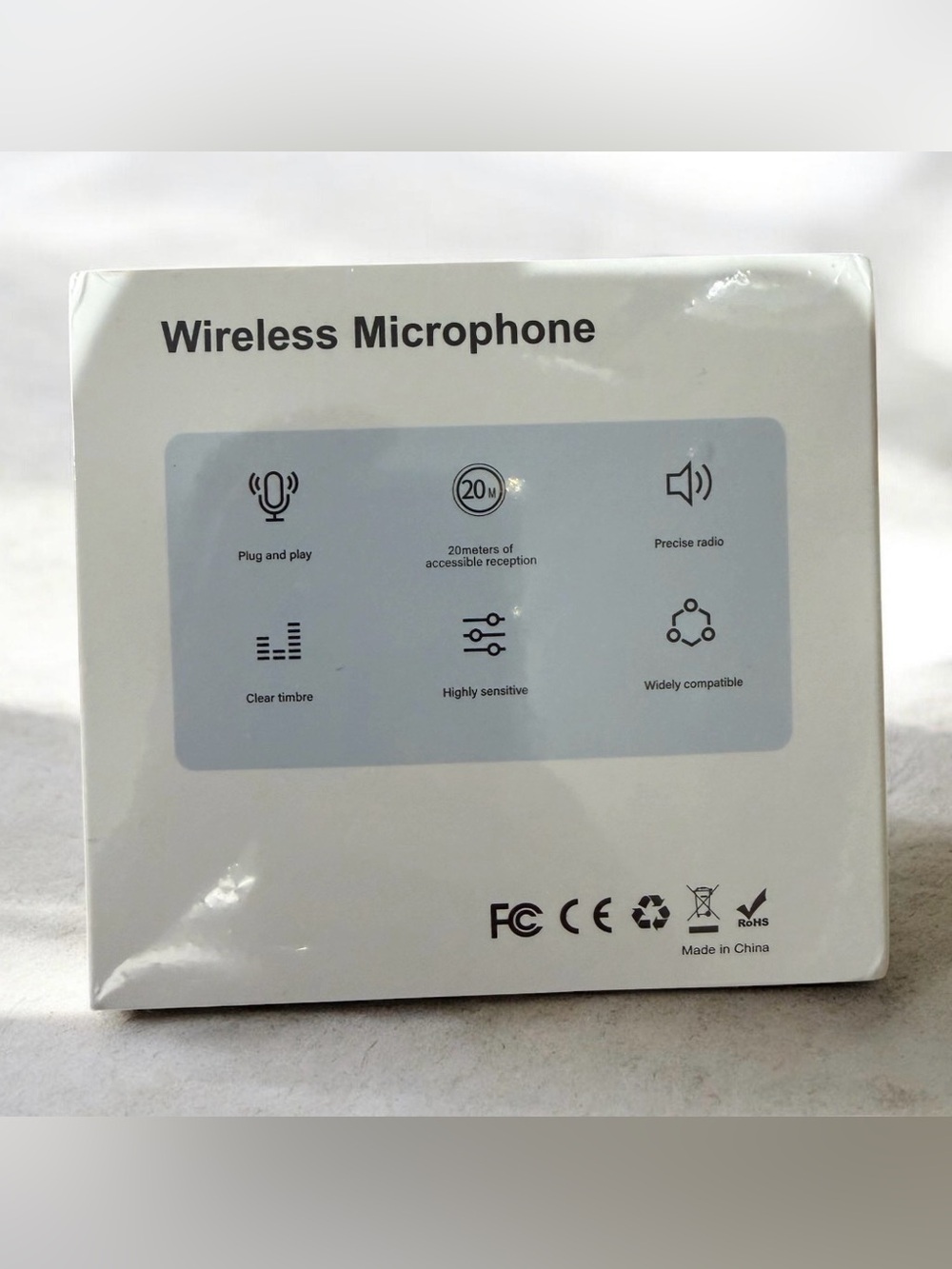 Wireless Microphone 2.4G Plug and Play. Color is listed in the pic. NIP/NWOT - Picture 3 of 4